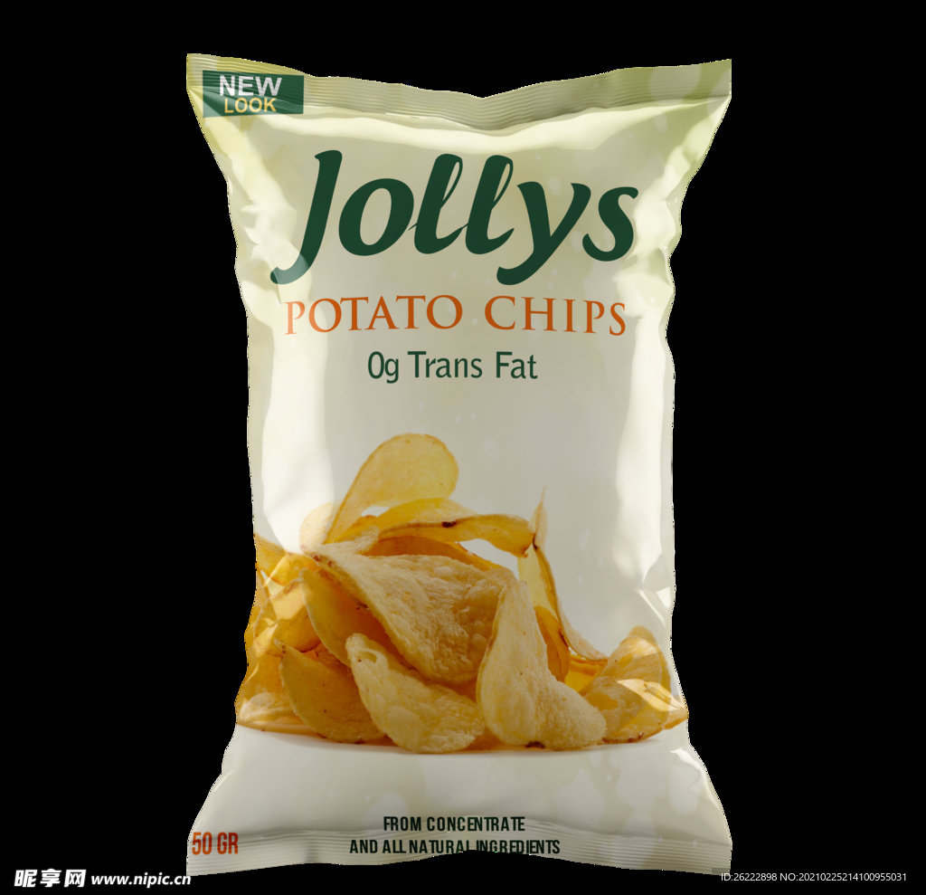 零食薯片包装样机