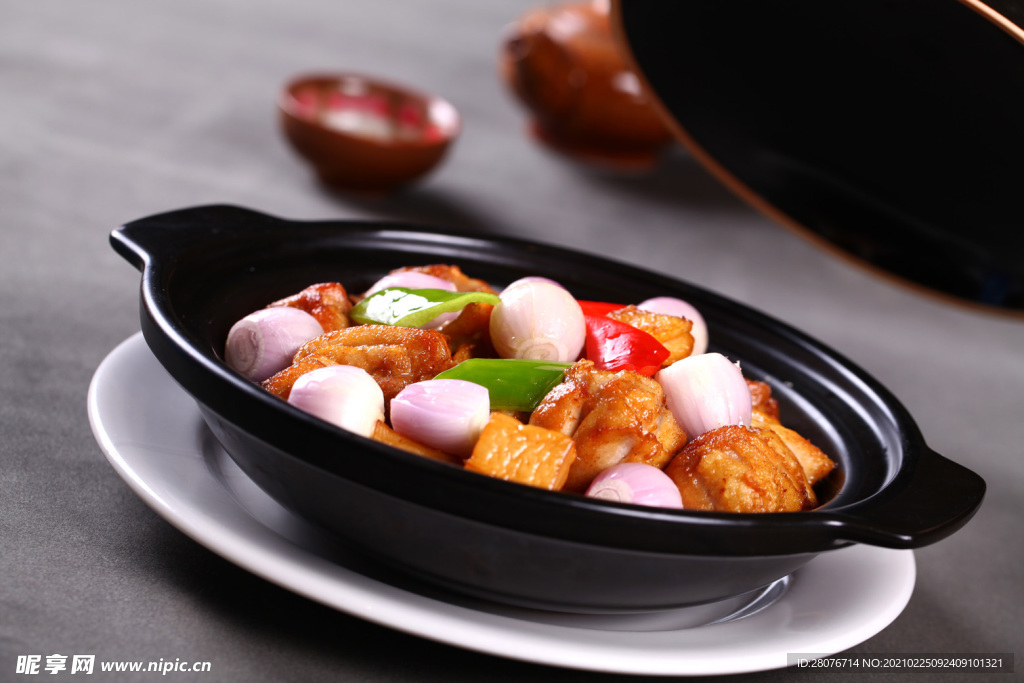 香草台式三杯鸡