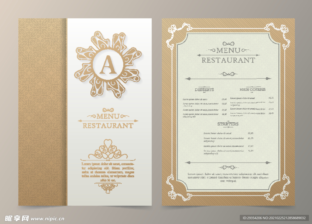 茶餐厅折页菜单图片