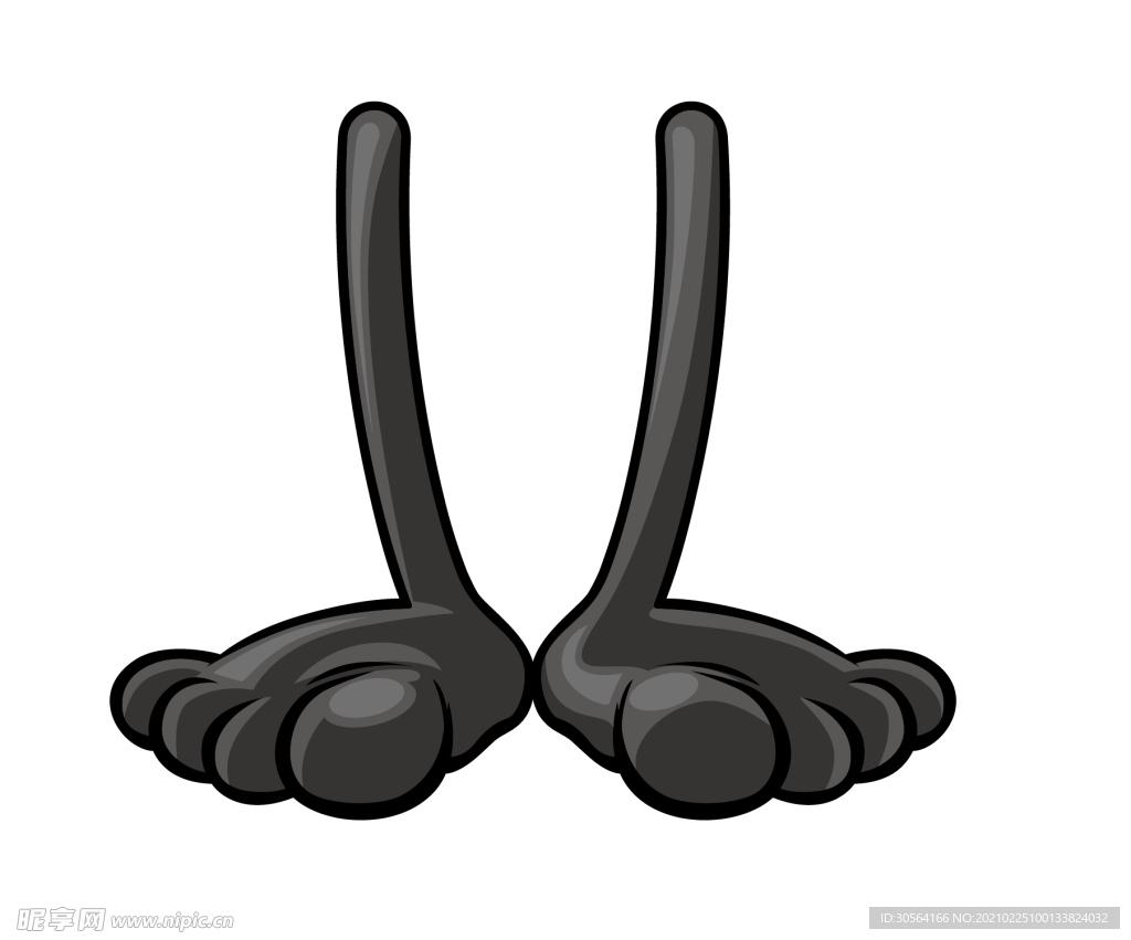 脚丫标志图标图形合成素材