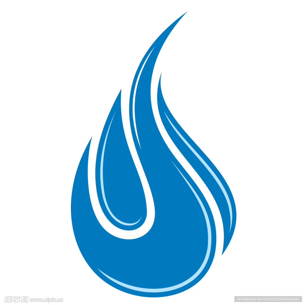 水滴标志图标图形合成素材