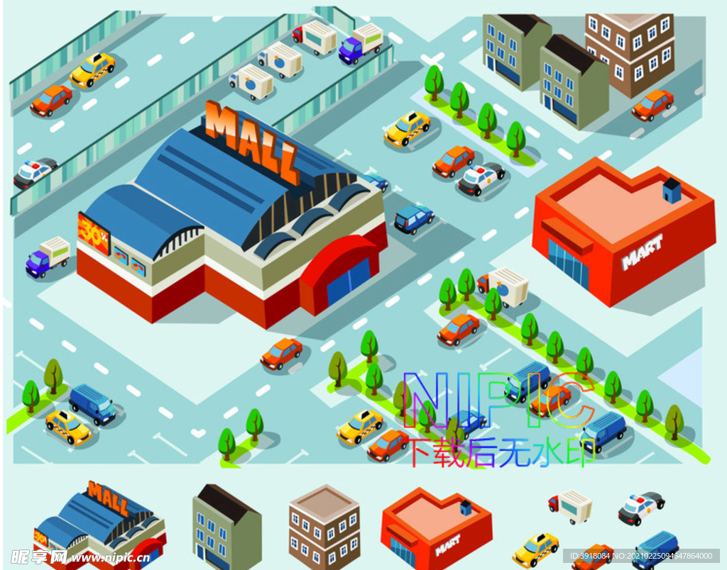 2.5d等距eps模板下载