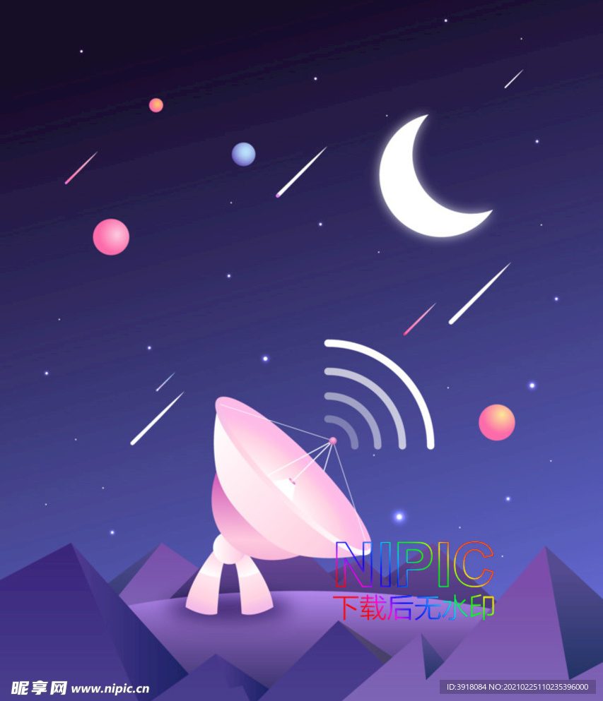 夜景ai背景