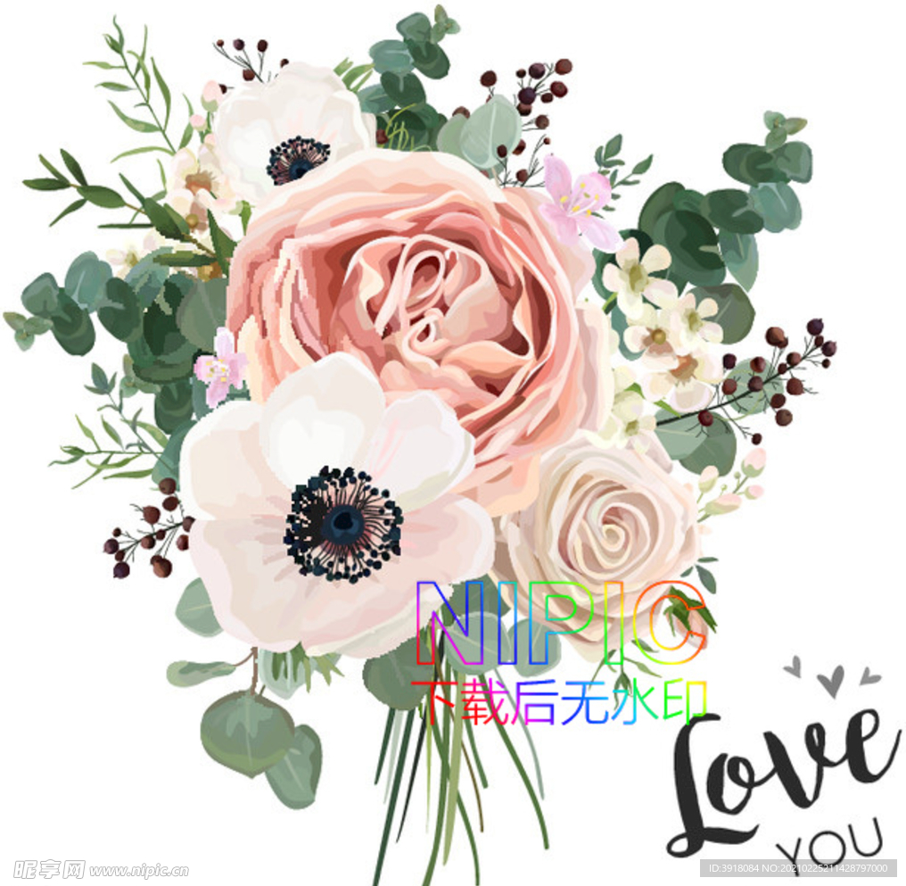 鲜花eps图形