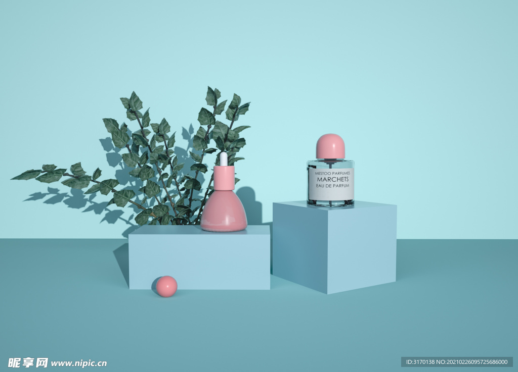 几何c4d背景图片简约产品展台