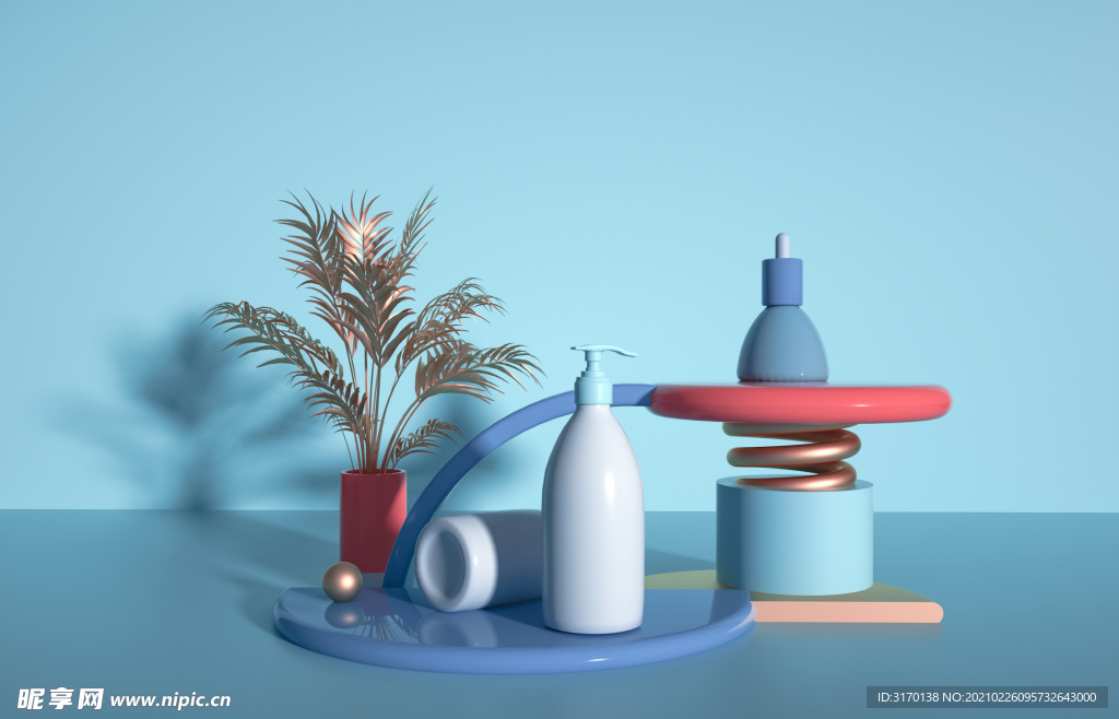 几何c4d背景图片简约海报