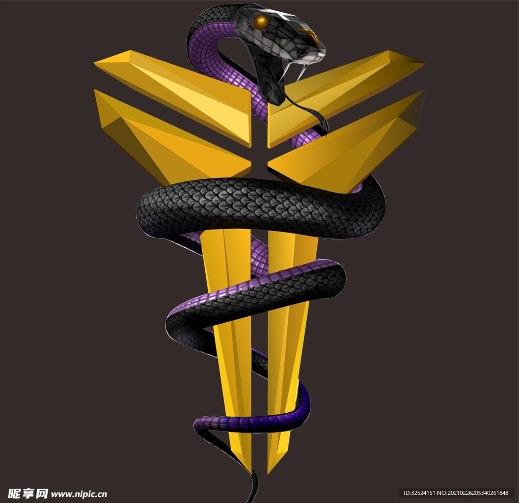 黑曼巴科比logo
