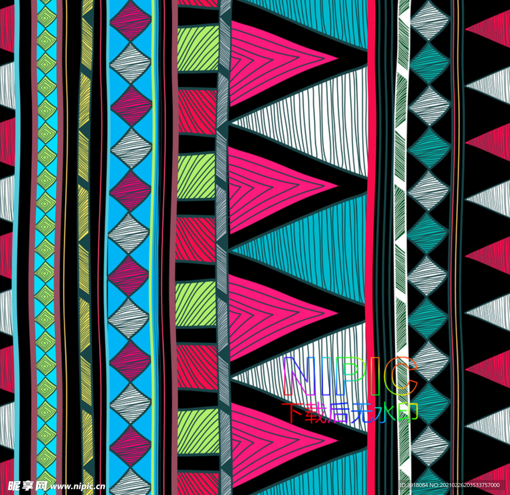 民族花纹eps图形