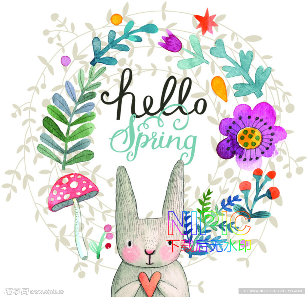 兔子eps矢量格式