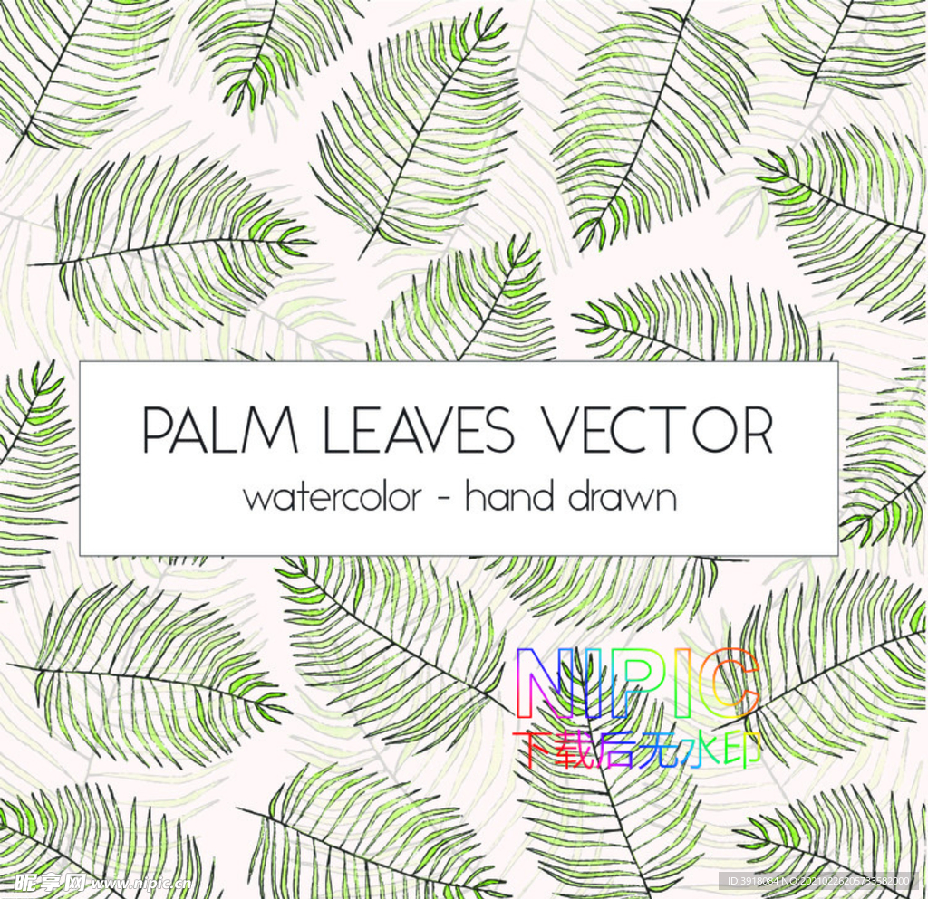 叶子eps矢量格式