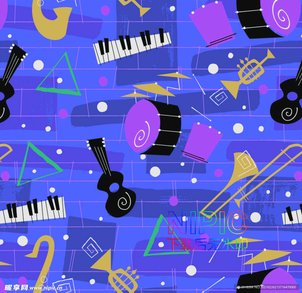 手绘印花eps图片