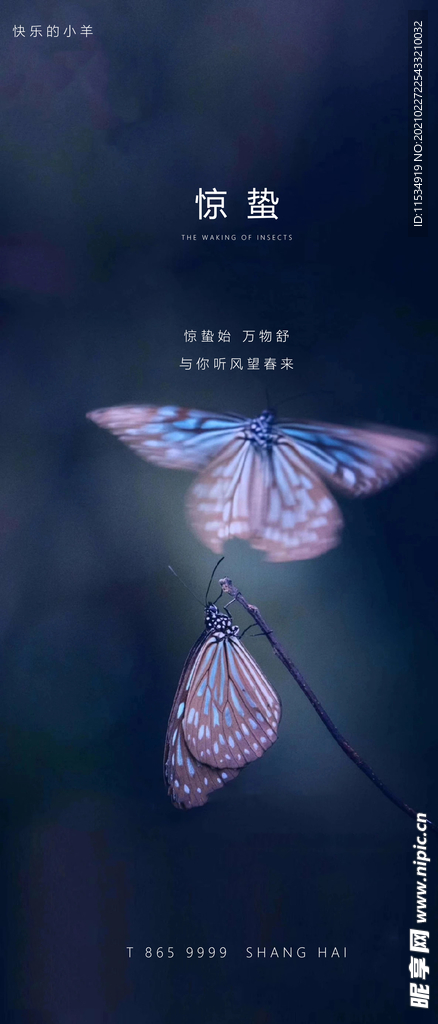 惊蛰节气海报