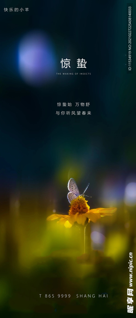 惊蛰节气海报