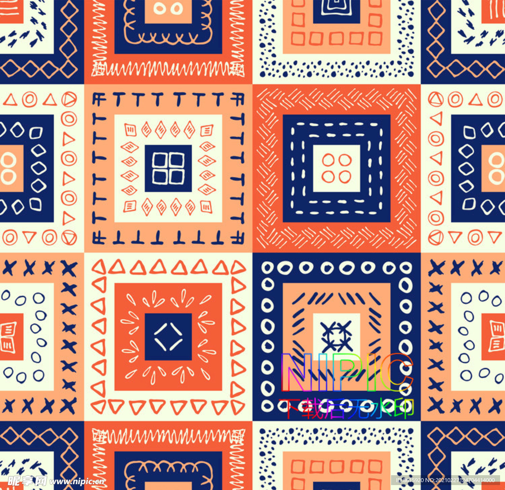 民族花纹eps图形