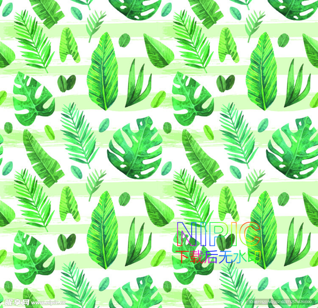 森系插画eps背景