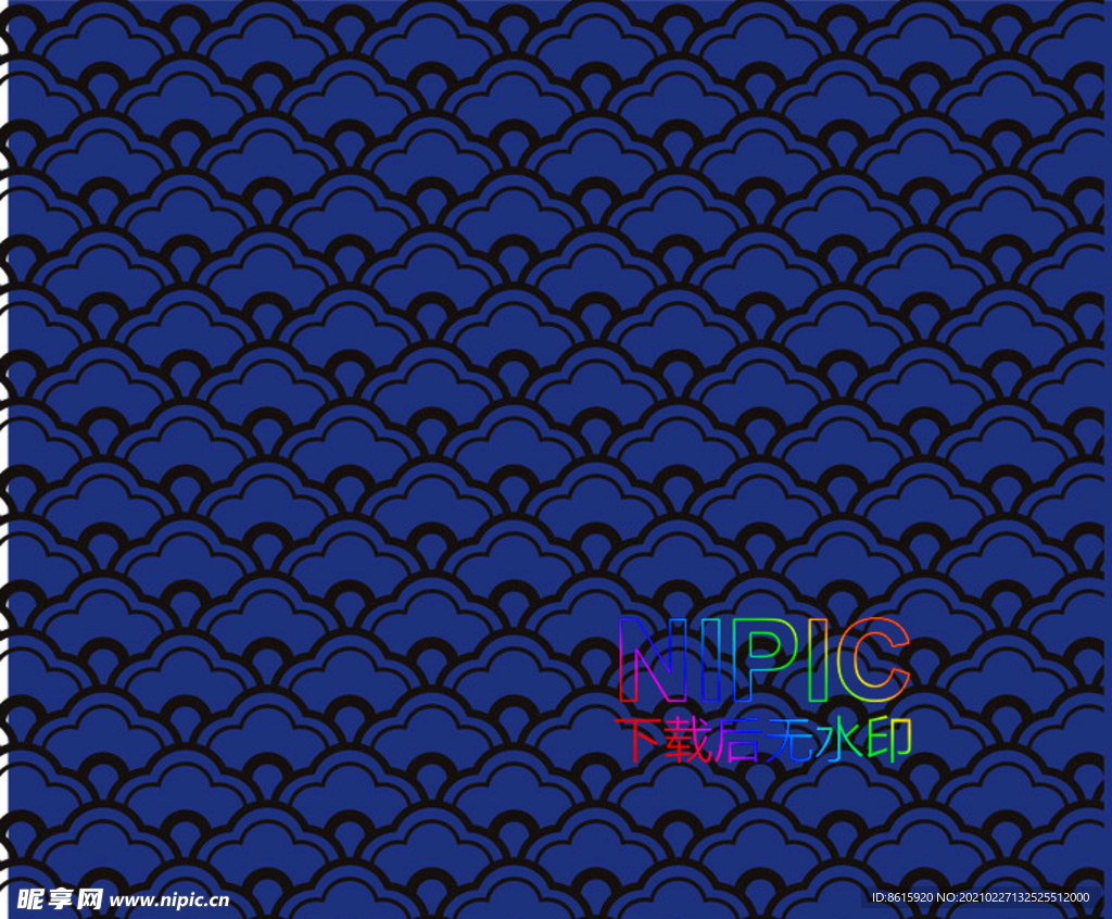 青花布料eps素材文件