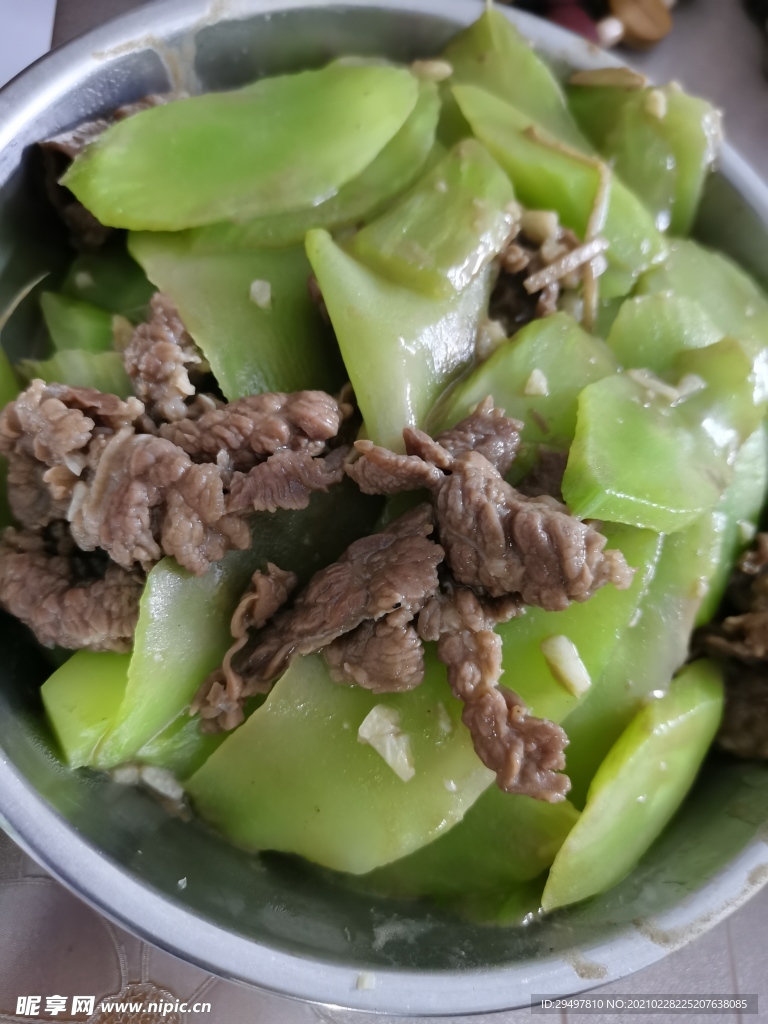 青瓜炒肉