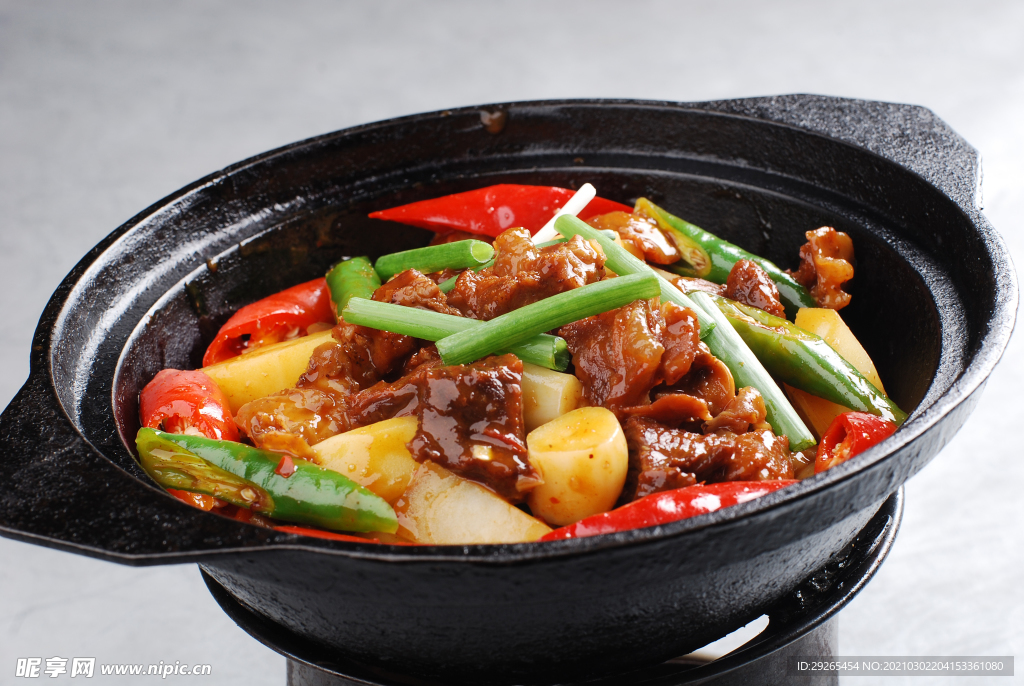 干锅牛肉