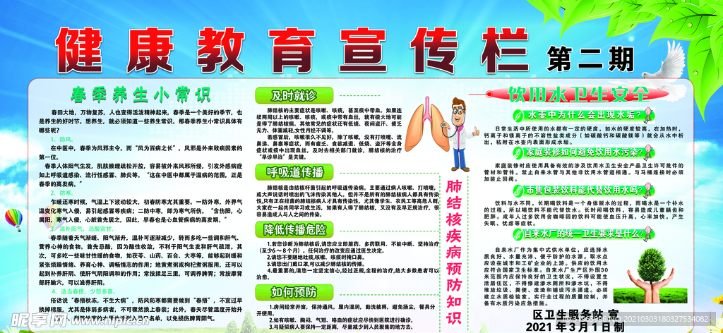 健康教育宣传栏