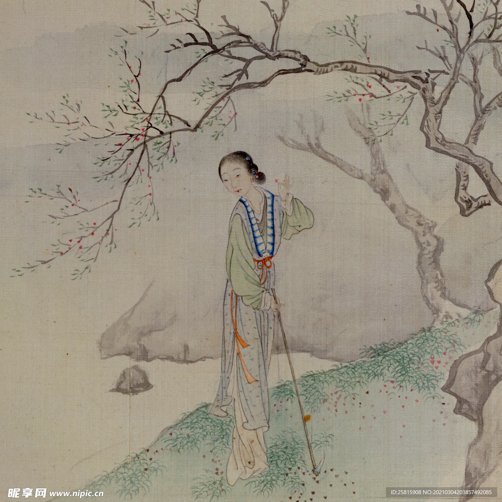 明清画作