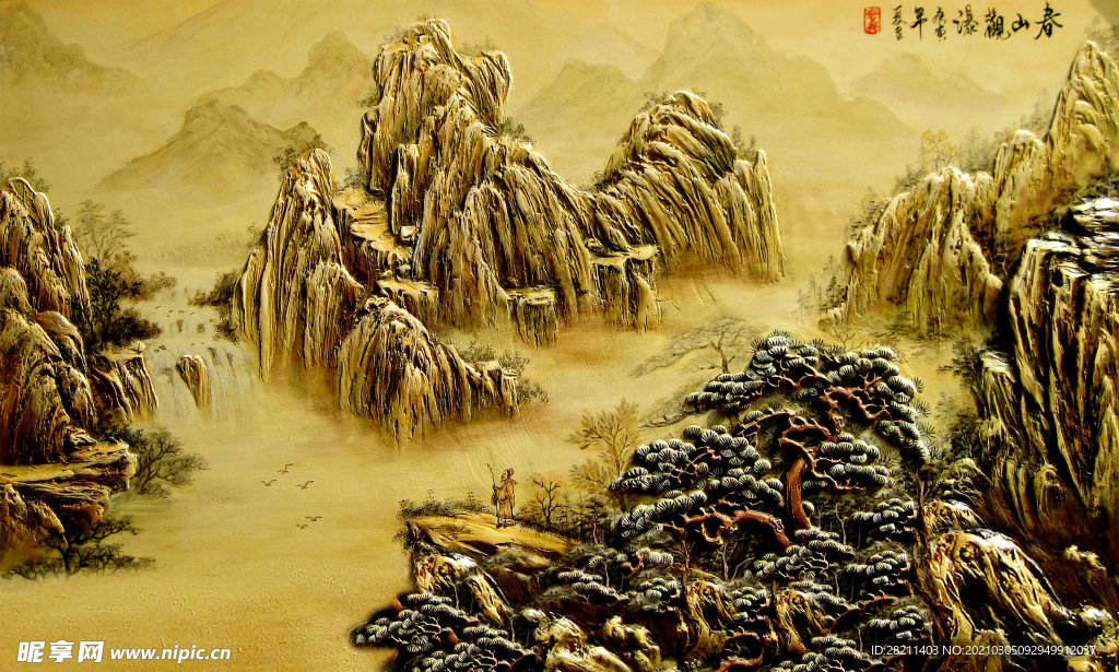装饰画 新背景墙 瓷砖背景墙