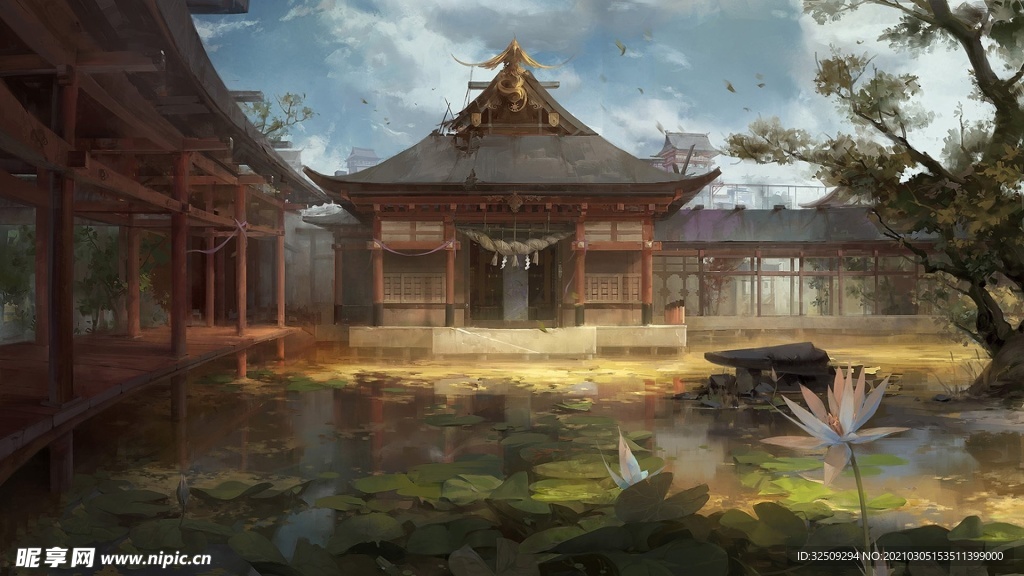 唯美高清插画壁纸