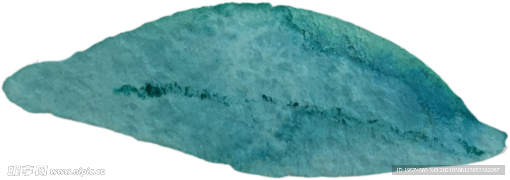 手绘水彩花卉花型花瓣