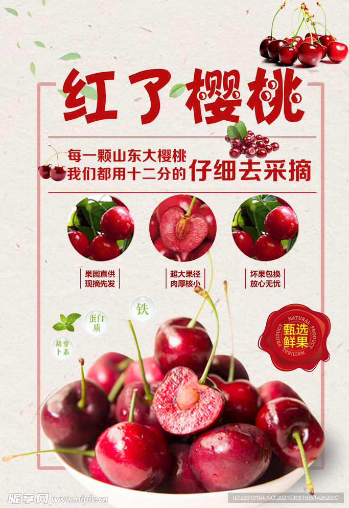 樱桃海报