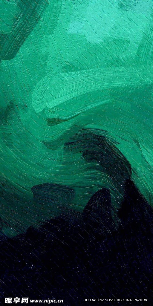 绿色背景