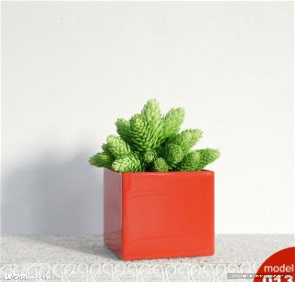 3DMAX模型植物花卉景观