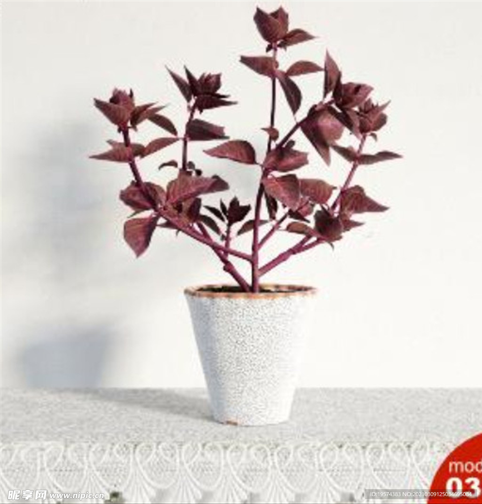 3DMAX模型植物花卉景观