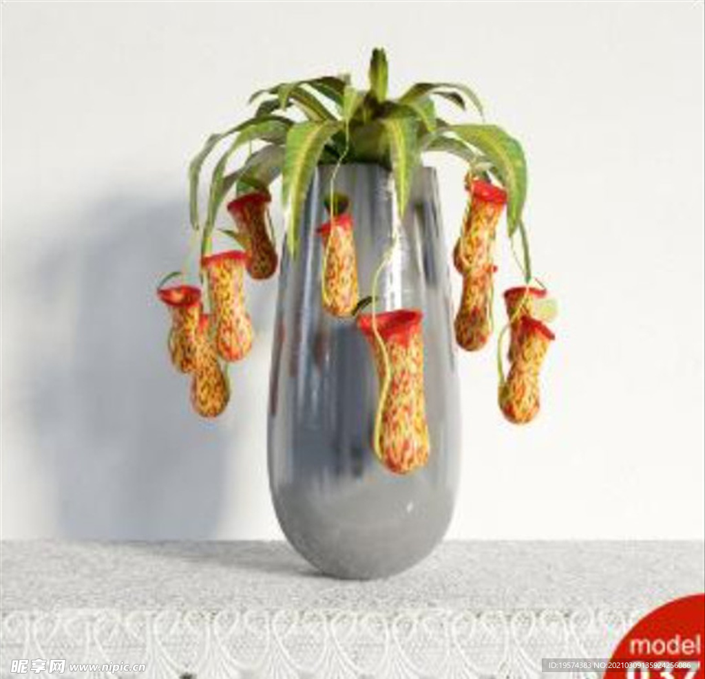 3DMAX模型植物花卉景观
