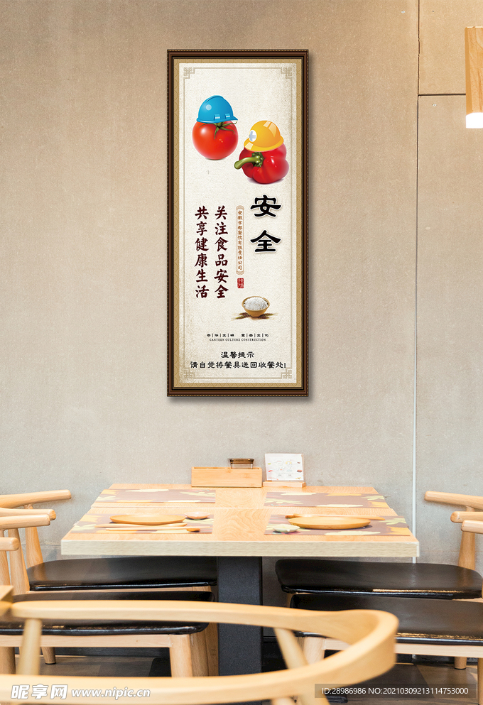 餐饮文化挂图安全