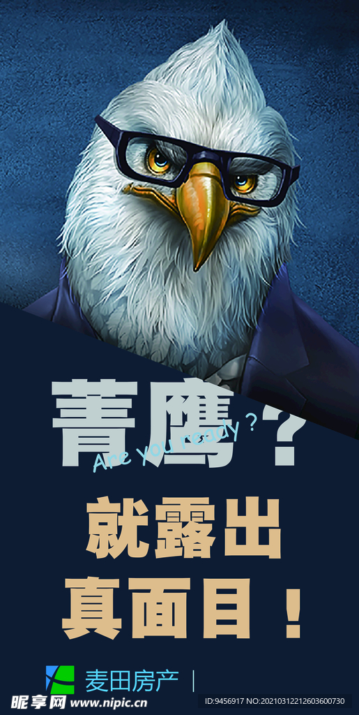 菁英就露出真面目招聘海报