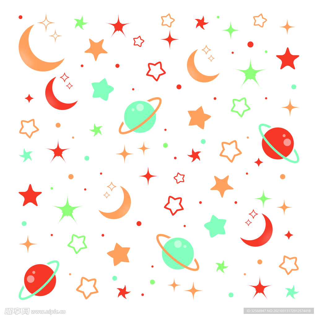 星星底纹