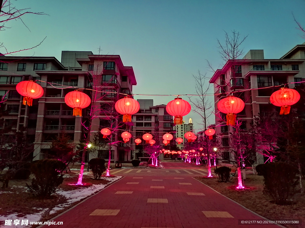 大红灯笼高高挂