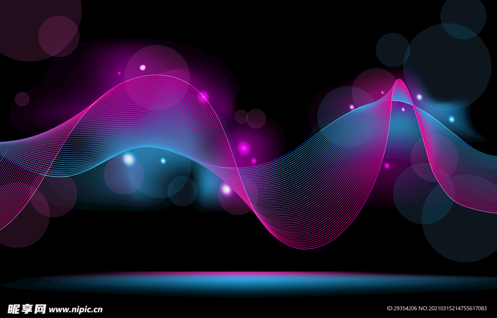 动感曲线底纹图片