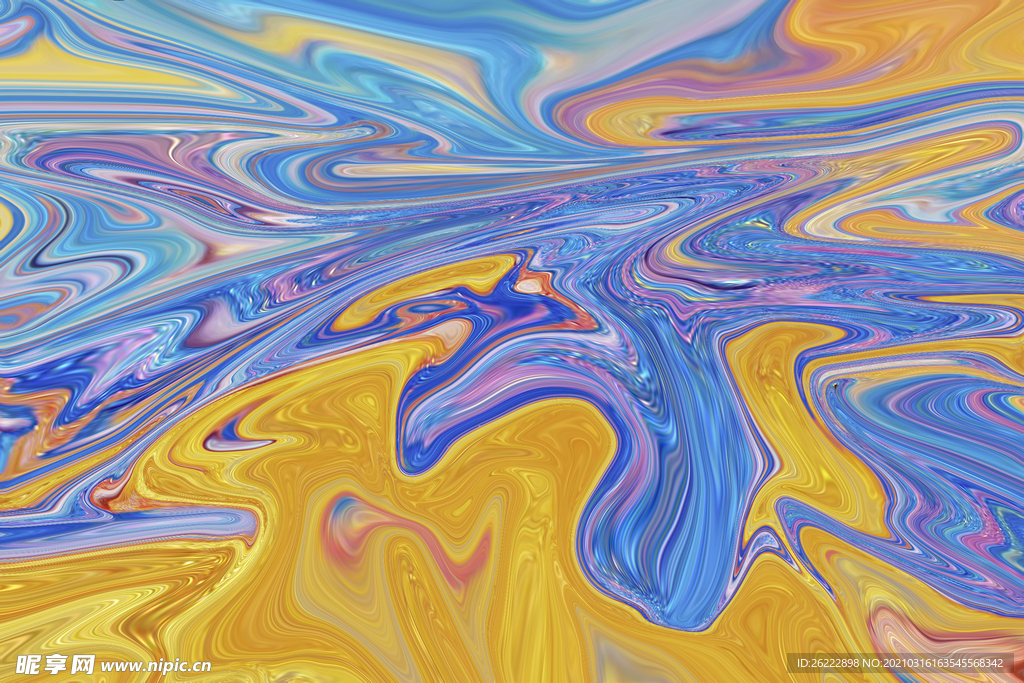 流体 彩色 肌理  炫酷