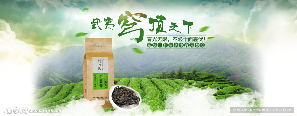 春茶上市横幅