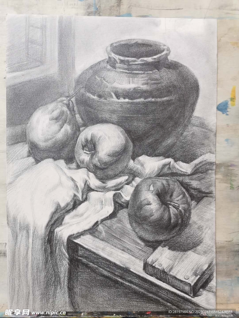 素描静物组合