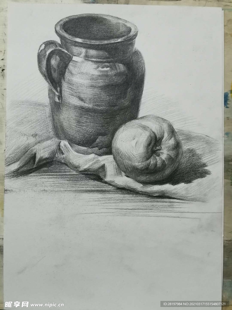素描静物组合