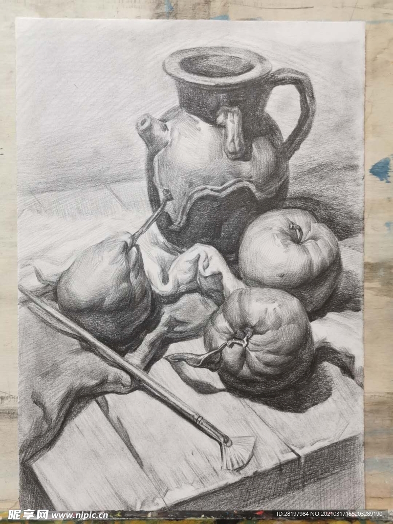 素描静物组合
