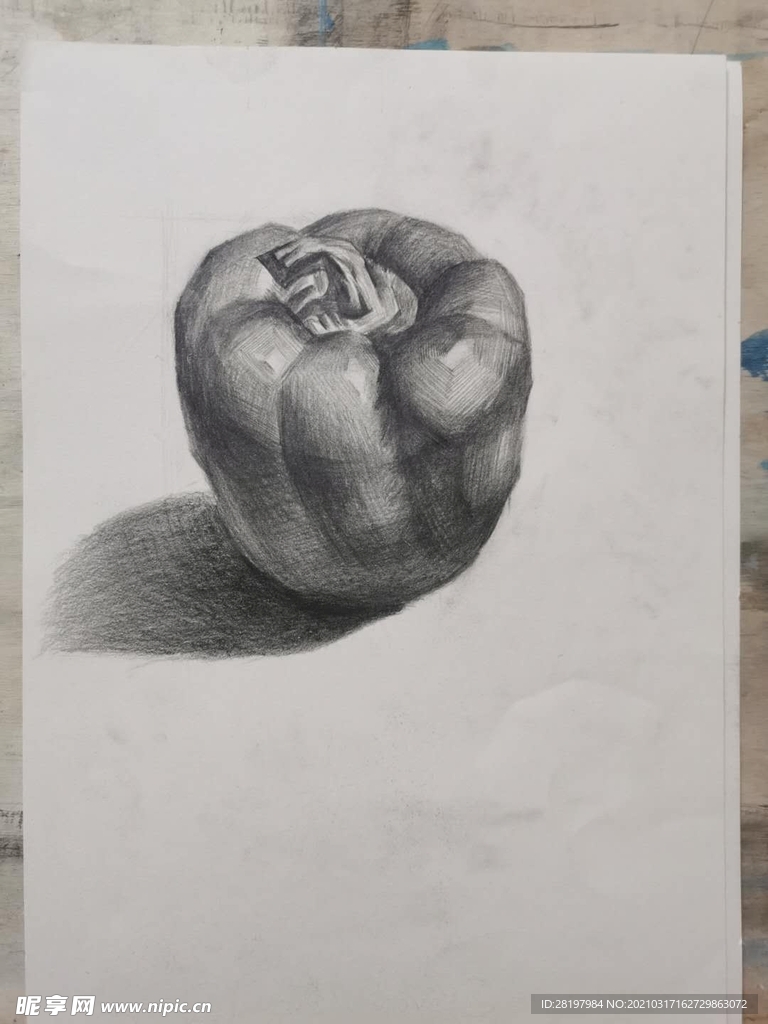 素描青椒