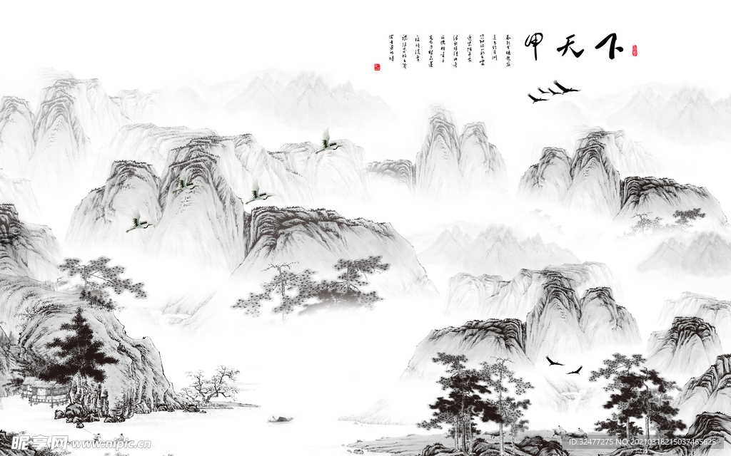 装饰壁画图片