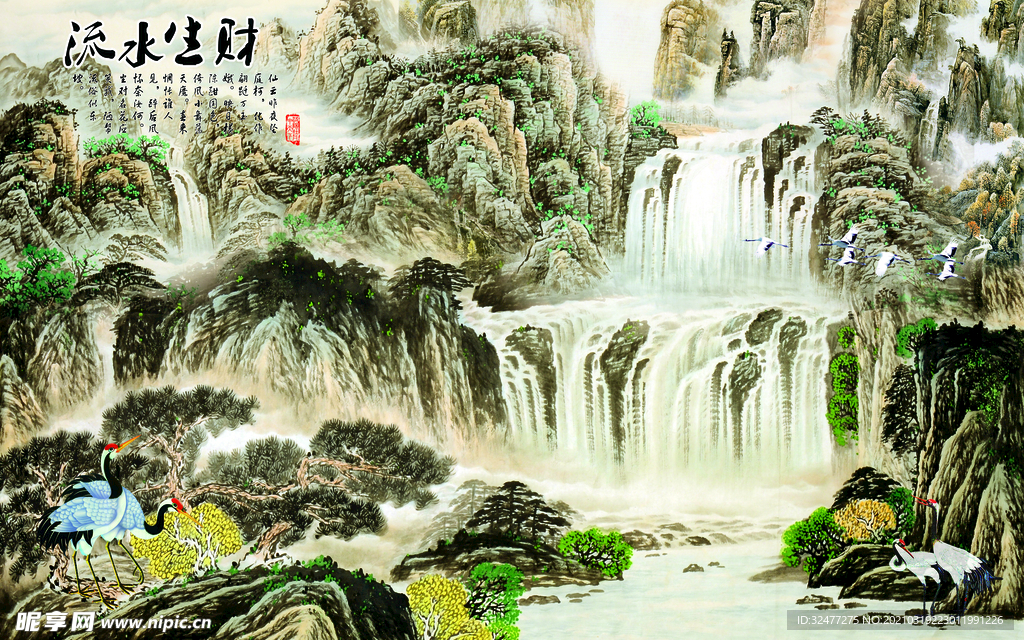 装饰壁画图片
