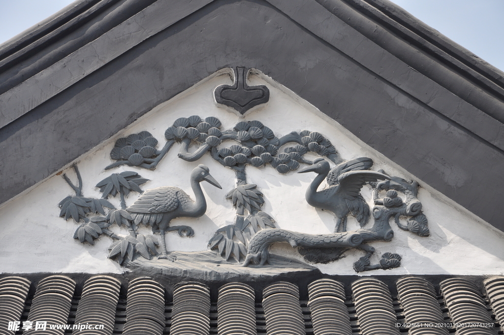 歇山古建的山花