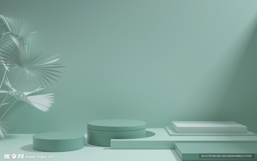 几何c4d背景图片简约展台