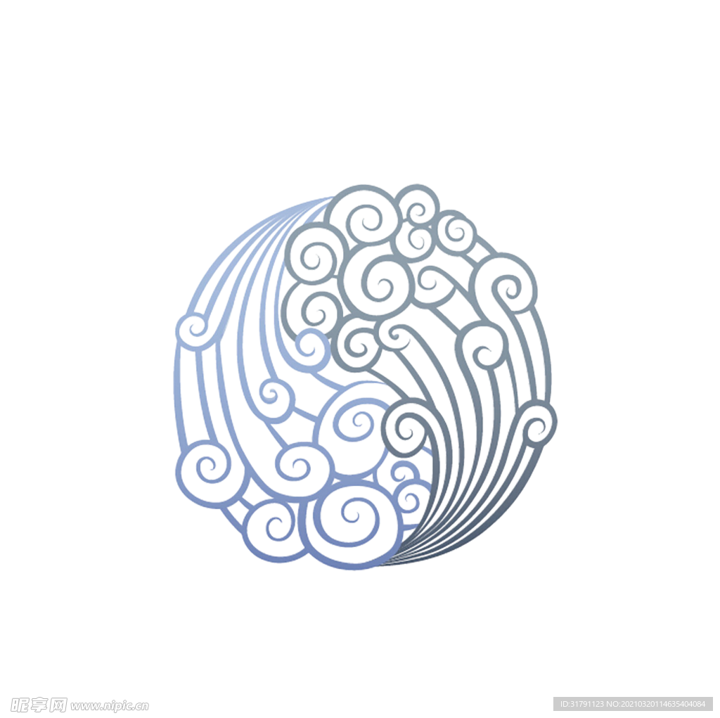 浪花纹