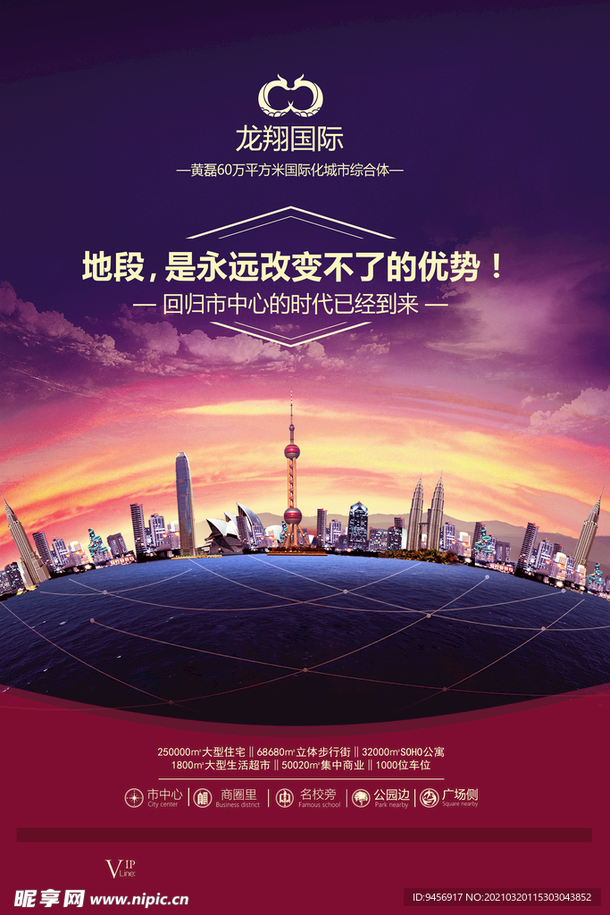 城市风格地产广告