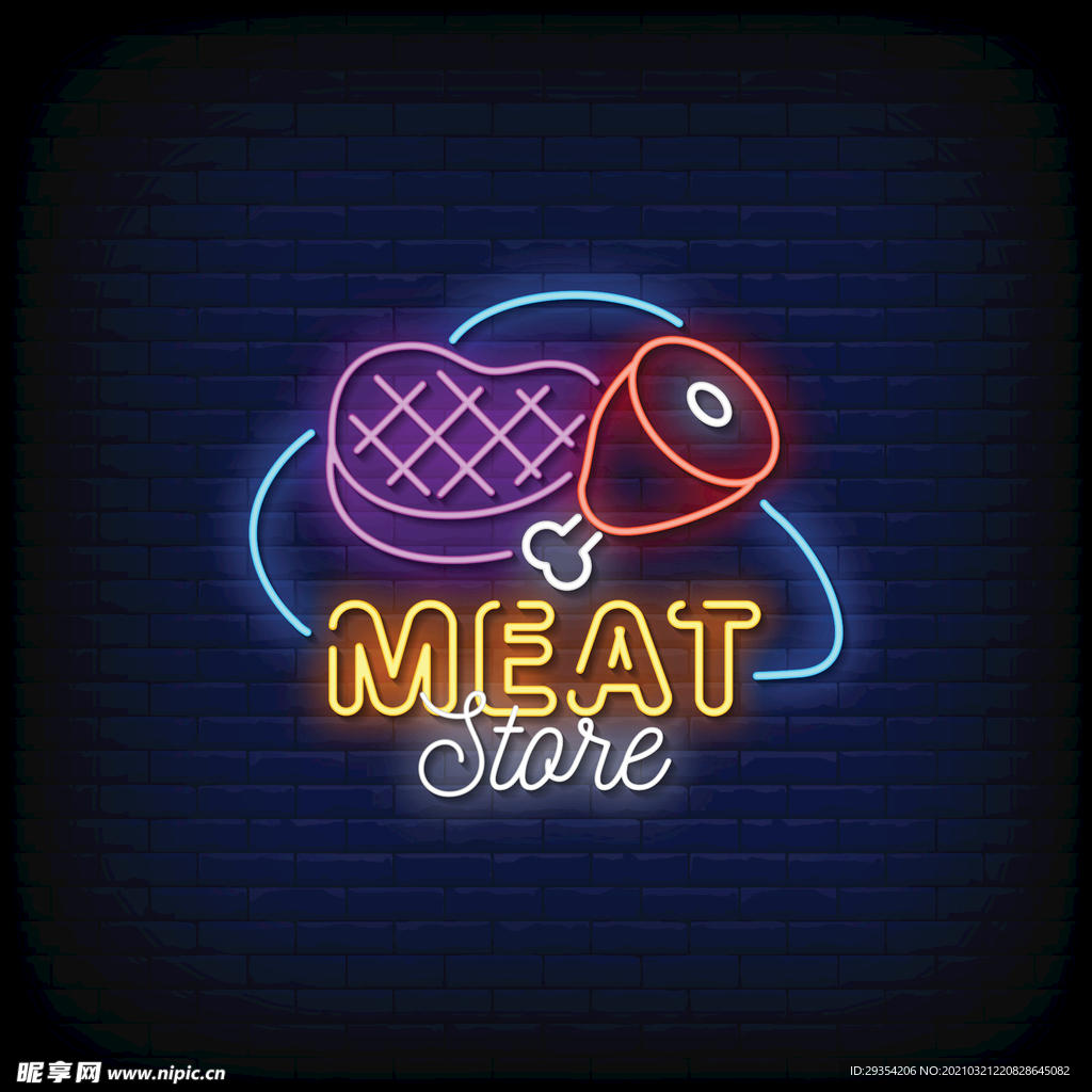 商业娱乐霓虹灯LOGO图片